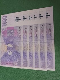Výroční bankovka 1000kč s přítiskem - 2