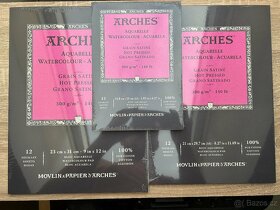 Skicák Arches - umělecký papír 100% bavlna - 2