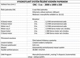 vodní paprsek MJT-W5- 5D-2010 - 2