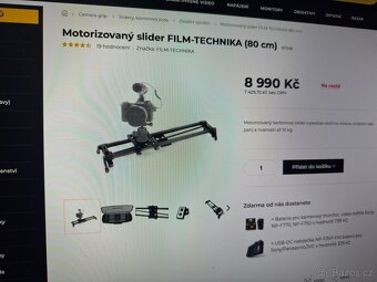 Karbonový motorizovaný slider Film Technika 80cm - 2