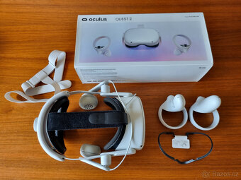 Meta Oculus QUEST 2 128 GB + KIWI design On-Ear Audio Strap - 2