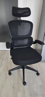 NOVÁ ergonomická kancelářská židle s bederní opěrkou, sleva - 2