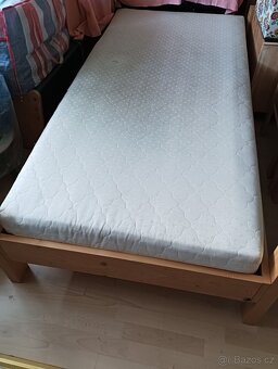 Postel jednolůžko s matrací - 2