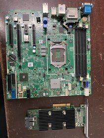 Dell poweredge T330 Díly, deska, zdroje, řadič, E3-1220V5 - 2