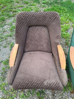 RETRO designová křesla - cena za obě 1.500,- - 2