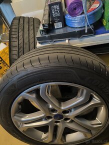Alu kola Ford Edge KUGA 5x108 r19 Originál,pneu 5,5mm235/45 - 2