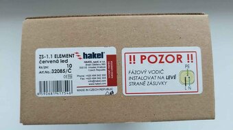 Zásuvka s přepěťovou ochranou HAKEL Element - 2