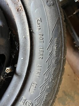 Letní pneumatika 165/70 R14 + plechový disk (ET 35, 5Jx14) - 2