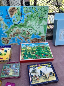 Hry: domino, brusle, magnetické stavebnice, merkur, Smolíček - 2