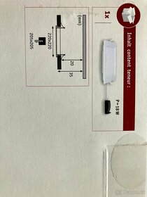 Paulmann Vestavný panel LED hranaté 18W 4000K Bílá IP44 920 - 2