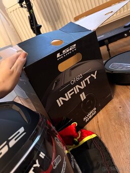 🏍️ Motocyklová přilba LS2 Infinity II – Velikost L (nová) - 2