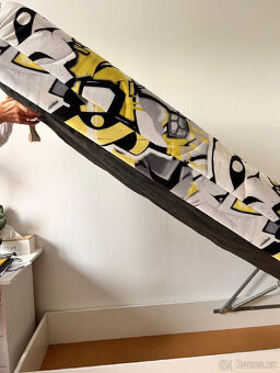 Postel 200 x 120 cm s úložným prostorem, zabudovanou matrací - 2