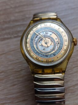 Prodám hodinky swach swiss automatic zodiak mesice funkční - 2