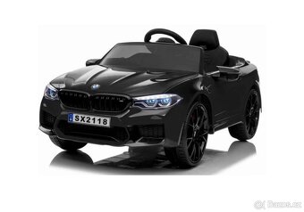 Elektrické autíčko BMW M5 EVA kola černé - 2
