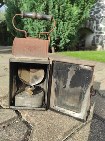 Stará drážní petrolejová lampa - 2