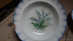 Ručně malované talíře na pověšení na stěnu i s držáky - 2