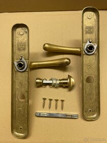 3x Dveřní kování (štítky a kliky) na WC - 2