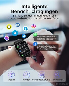 Chytré hodinky LLKBOHA H5 – 1,85" Bluetooth volání, v CZ - 2