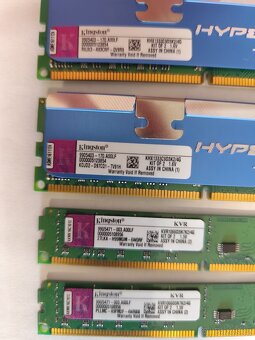 4 ks operační paměti DDR 3 - 4 GB = 16GB - 2