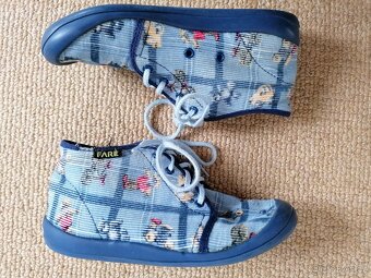 Modré bačkory na tkaničku Fare, v. 30 - 2