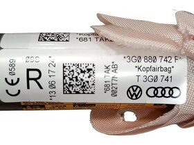 Pravý stropní airbag 3G0880742F VW Passat B8 kombi r.v. 2018 - 2