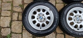 Disky BMW 15", 5x120, zimní pneu 195/65/15 - pošlu - 2