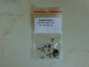 Bazalka thajská - Ocimum basilicum var. thyrsiflora - semena - 2