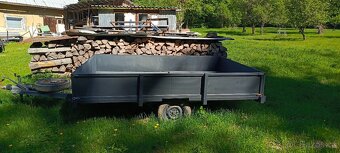 Bržděný vozík/přívěs/vlečka bez tp 3x2 m - 2