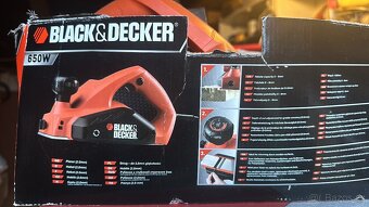 Elektrický hoblík Black Decker 650 W - 2