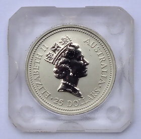 Austrálie, ¼ unce ryzí platiny, 25 dollars 1992 Koala - 2