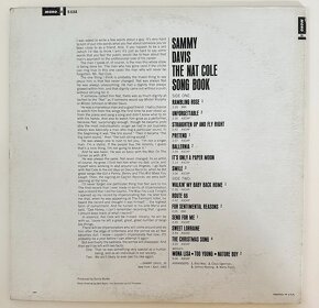 The Nat King Cole Song Book - SAMMY DAVIS (LP) - 2