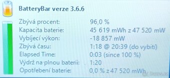 Samsung R530,CPU T4400,WIN 10,HDD 500GB,RAM 8GB,15.4 palců - 2