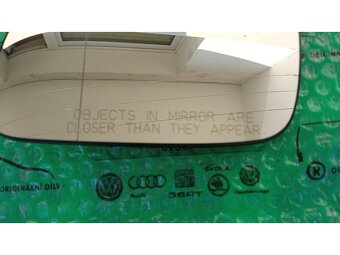 sklo zrcátka levé, nevyhřívané Škoda Octavia I USA 1U1857521 - 2