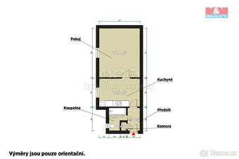Pronájem bytu 1+1, 38 m², Plzeň, ul. Sladkovského - 2