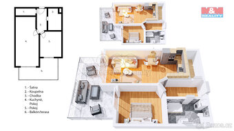 Prodej bytu 2+kk, 66 m², Olomouc, ul. Jeremiášova - 2