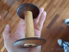 cívka do šicího stroje , dřevěná RADLBERG SCAG, 10 cm, RARIT - 2