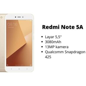Mobilní telefon Xiaomi Note 5A - 2