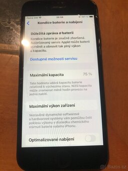 Iphone SE 2020, 64 GB, baterie 75%, praskliny skla displeje - 2