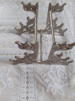 Starožitné  odměrky, mlýnek  leinbrock, stojan na ubrousky - 2