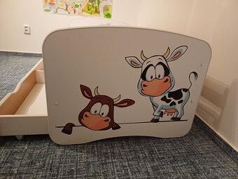 Dětská postýlka 70x160 se zábranou - 2