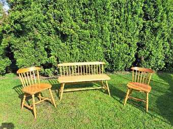 Jídelní souprava masiv - 2