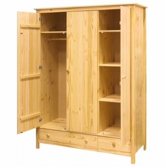 Dřevěná skříň 3dveřová TORINO - 2