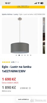 Lustr závěsný - 2