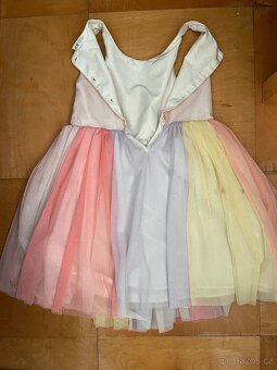 Dívčí společenské šaty vel. 128 - 2