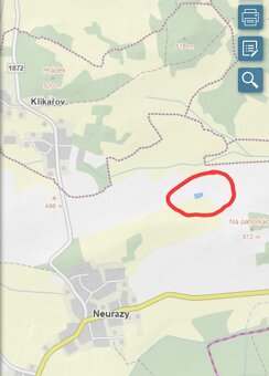 Pozemek - ostatní se stromy -1128 m² - 2