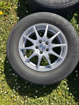 Alu disky 5x98 R15 ET39+ pneu letní215/65 R15 - 2