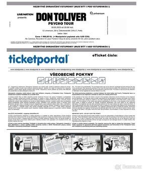 DON TOLIVER - 2x STÁNÍ - 2