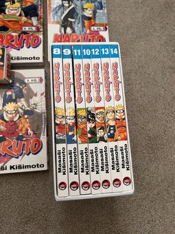 Naruto mangy 1-14 + Naruto čelenka - 2