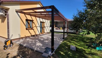 Hliníková pergola, zimní zahrada - Výroba a montáž - 2