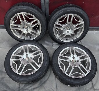 16-LETNÍ OBUTÁ ALU LITÁ KOLA 4x98 ORIGINÁL ALFA ROMEO MiTo - 2